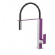 Однорычажный смеситель для кухни, хром фиолетовое, Tres TOP 00648701VI, Хром/фиолетовый, стандартный