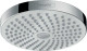 Душевая головка EcoSmart 180 мм, 2 режима, белый/хром, Hansgrohe Croma 26523400, Хром
