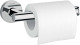 Держатель туалетной бумаги без крышки, Hansgrohe Logis 41726000, Хром, настенный, Метал