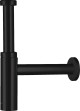 Дизайнерский сифон, матовый черный, Hansgrohe Flowstar S 52105670, Черный матовый, Метал