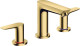 Смеситель для раковины, 3 отверстия, золото, Hansgrohe Talis E 71733990, Золото, стандартный