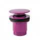 Донный клапан нажимной, фиолетовый, Tres 24284001VI, Фиолетовый, Латунь