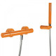 Однорычажный смеситель для душа Tres Study exclusive 26116701TNA, Оранжевый, настенный