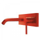Однорычажный настенный смеситель Tres Study exclusive 26220050TRO, Красный, скрытый