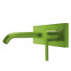 Однорычажный настенный смеситель Tres Study exclusive 26220050TVE, Зеленый, скрытый
