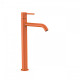 Высокий однорычажный смеситель для умывальника Tres Study exclusive 26230801TNA, Оранжевый, стандартный