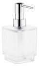 Дозатор жидкого мыла для ванной, Grohe Cube 40805000, Хром, Метал