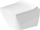 Унитаз подвесной компакт Rimless® 370 x 480, Duravit Viu 2573090000, Белый, Керамика