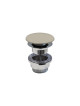 Керамический донный клапан с переливом, нажимной, серый матовый, Catalano 5POSCGS, Серый матовый, Керамика