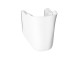Керамический полупьедестал для раковины Roca Meridian A337241000, Белый, Керамика