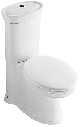 Унитаз-компакт с вертикальным смывом Amadea 365 x 710 769510R2