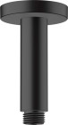 Потолочное подсоединение 10 см, матовый черный, Hansgrohe Vernis Blend 27804670, Черный матовый