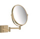 Увеличительное зеркало для бритья, матовая бронза, Hansgrohe AddStoris 41791140, Бронза матовая, настенный, Метал