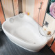 Акриловая асимметричная ванна LoveStory II L Ravak C751000000