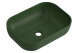 Раковина накладная овальная 455 мм. оливково-зеленый, Canela Spring Ovalo , Зеленый, накладной, Фарфор