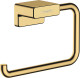 Держатель туалетной бумаги открытый, золото, Hansgrohe AddStoris 41771990, Золото, настенный, Метал