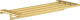 Полка с держателем для полотенец 648 мм, золото, Hansgrohe AddStoris 41751990, Золото, настенный, Метал