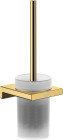 Туалетный ершик настенный, золото, Hansgrohe AddStoris 41752990, Золото, настенный, Метал