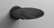 Подвесная мыльница, черная матовая, Sonia Tecno Project 166251, Черный матовый, настенный, Латунь