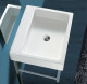 Раковина накладная Simas Frozen U60, Белый, Керамика - на мебели, Керамика - накладной, Керамика - подвесной, Фарфор