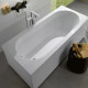 Ванна Oberon 1600 x 750 UBQ160OBE2V-01, Белый, 3684, Quaryl®